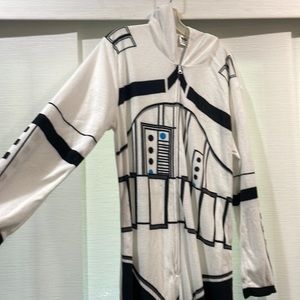 Star Wars Storm Trooper Footie Pajamas Size L